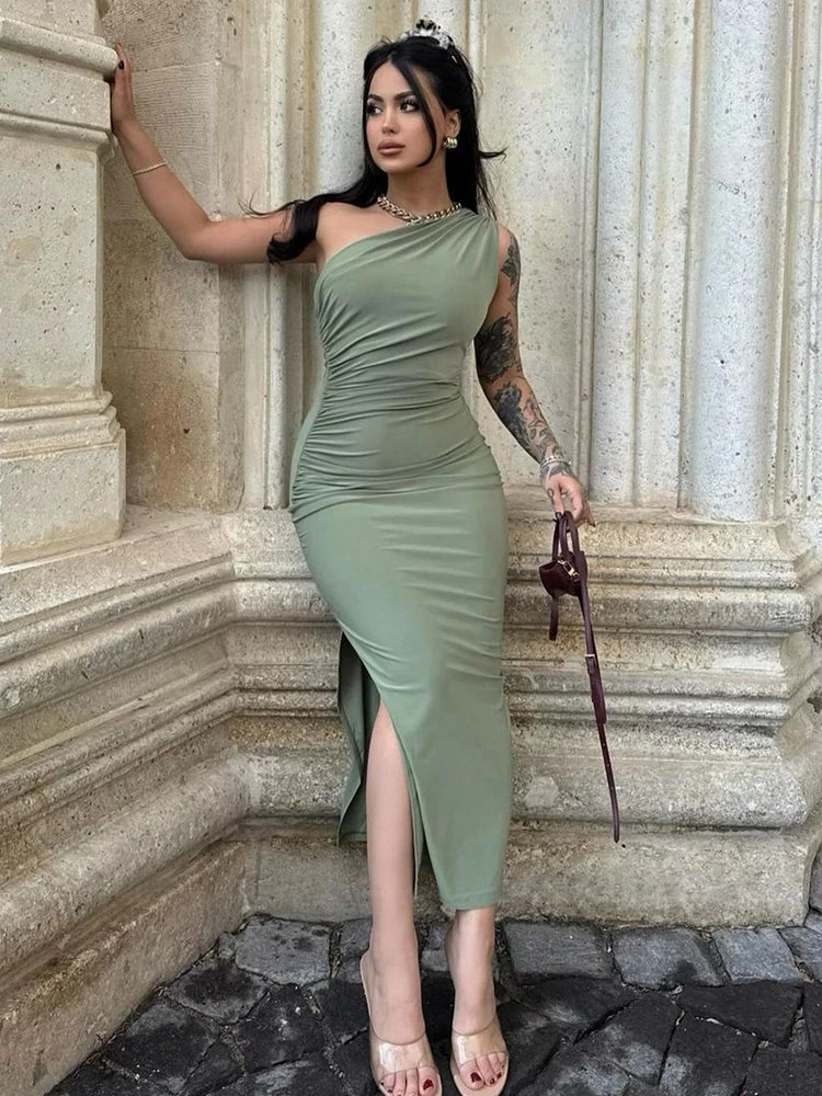 Summer Black New Dress Women Fashion Sexy Split Sleeveless Backless Slim Dress Female Casual Club Elegant Lady Party Dress